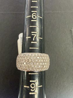 10k cluster diamond ring