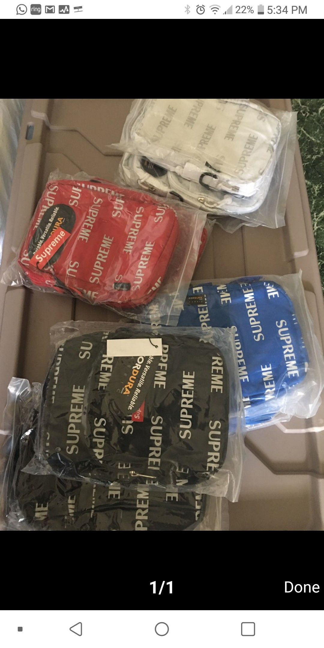 New supreme shoulder crossbody bags