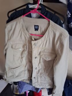 Beige gap, Jean jacket For women