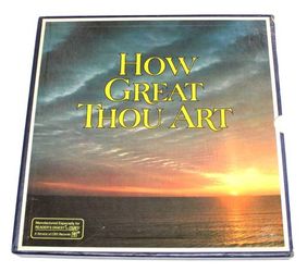 Vintage 1979 “How Great Thou Art” 8-piece vinyl set in excellent condition.