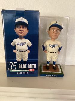 Babe Ruth Dodgers Bobblehead with Box