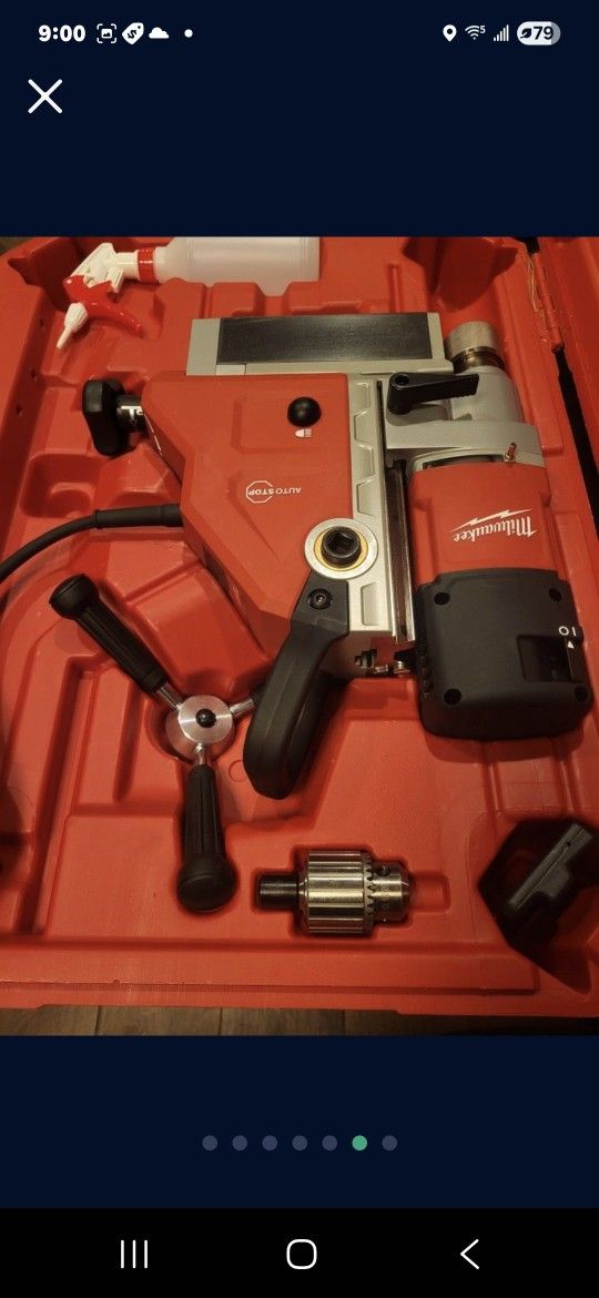 MILWAUKEE MAGNETIC DRILL NEW CONDITIONS