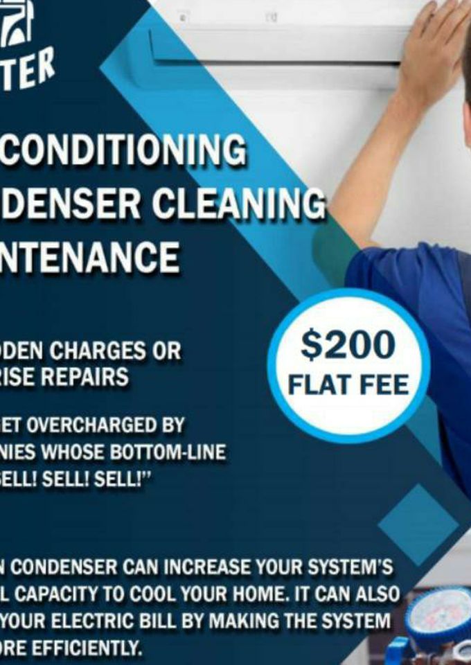 AC Condenser Cleaning