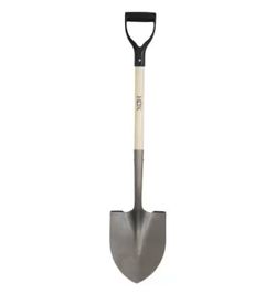 19.75 in. D-Handle Wood Digging Shovel