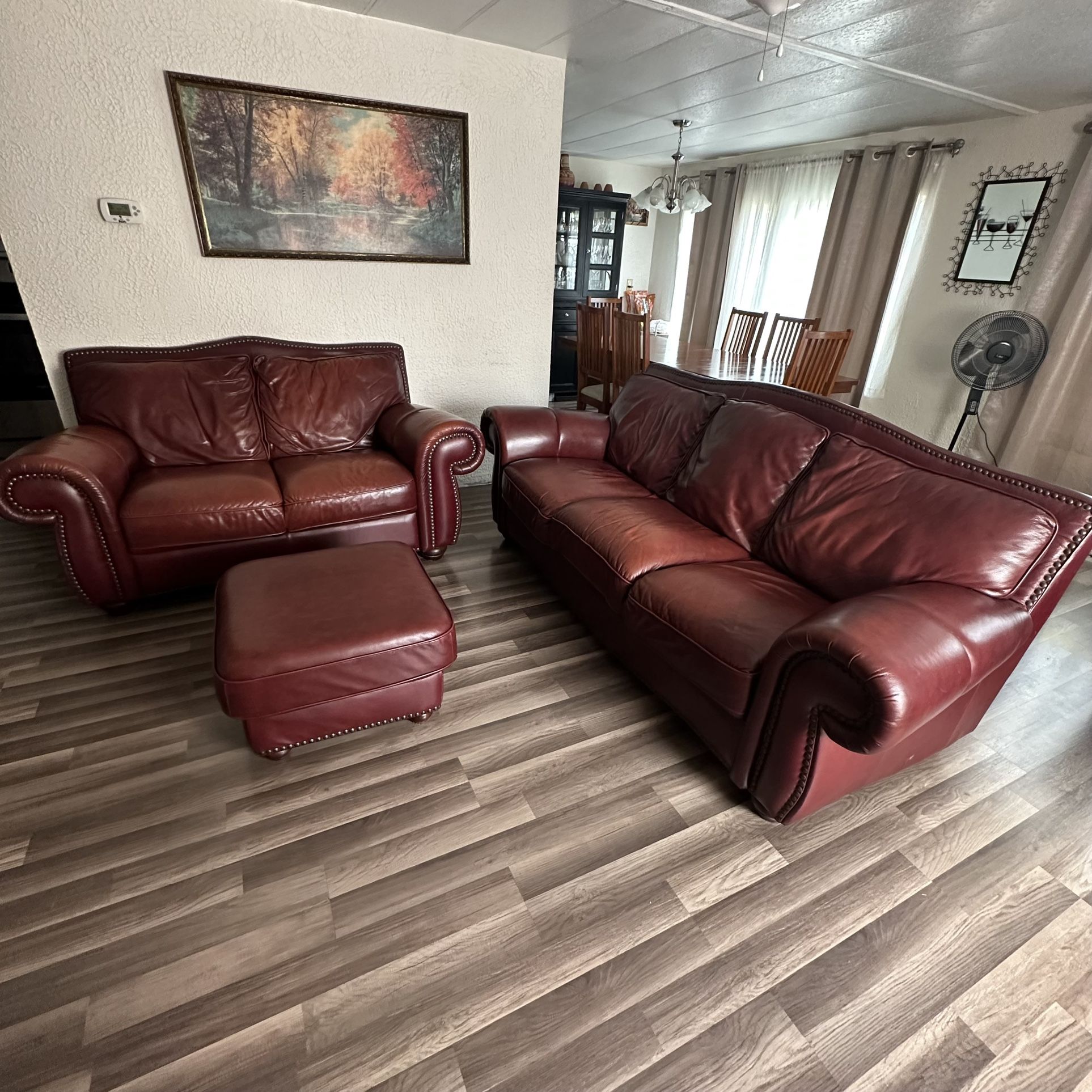 Leather 3 Piece Couches 