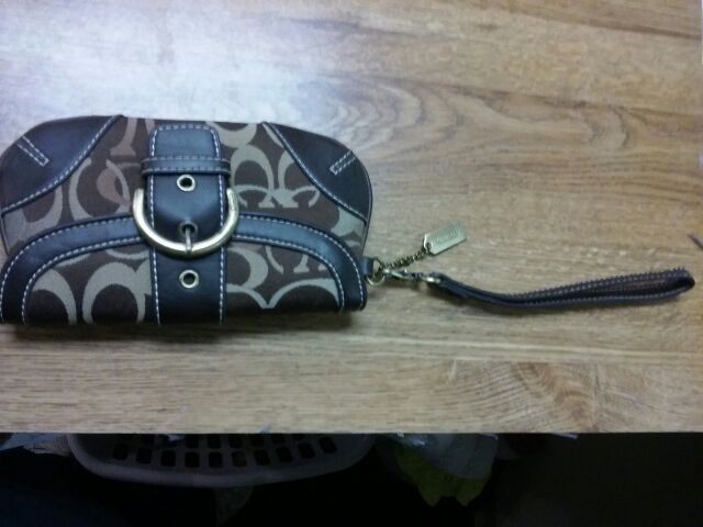 Authentic Coach wristlet