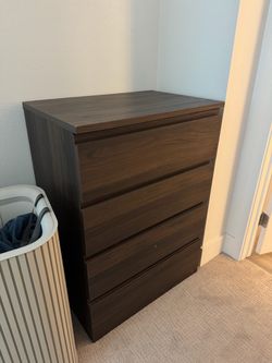 Dark wood dresser