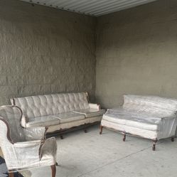 Vintage 3 Piece living room set 