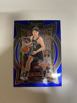 Yongxi Jacky Cui 2024-25 Panini Select RC Blue
