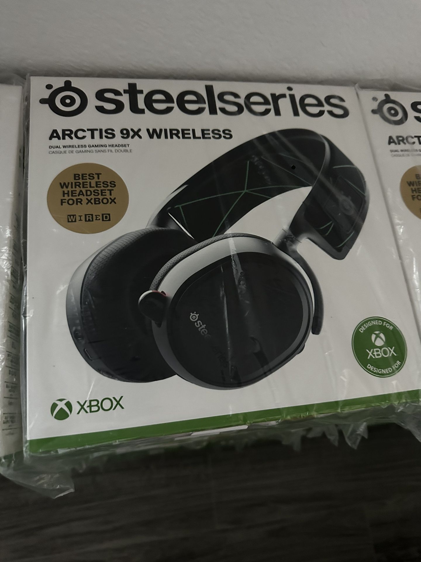 SteelSeries Arctis 9X On-Ear Wireless Gaming Headset - Black New - sealed 