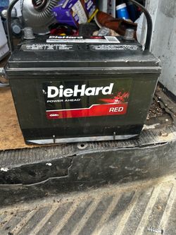 DieHard Red Car Battery