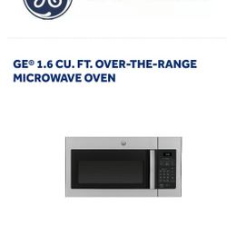 New Over The Range Microwave 