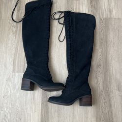 Lucky Brand Over The Knee Boots Size 8.5