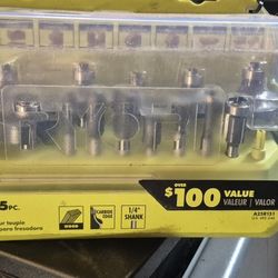 15 Piece 1/4 In Shank