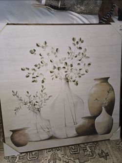 Framed Vases Canvas Wall Art