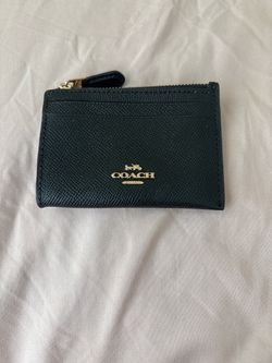 Coach Leather Card Case Coin Wallet