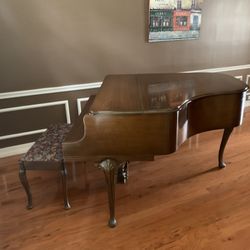 Wm Knabe Baby Grand Piano 