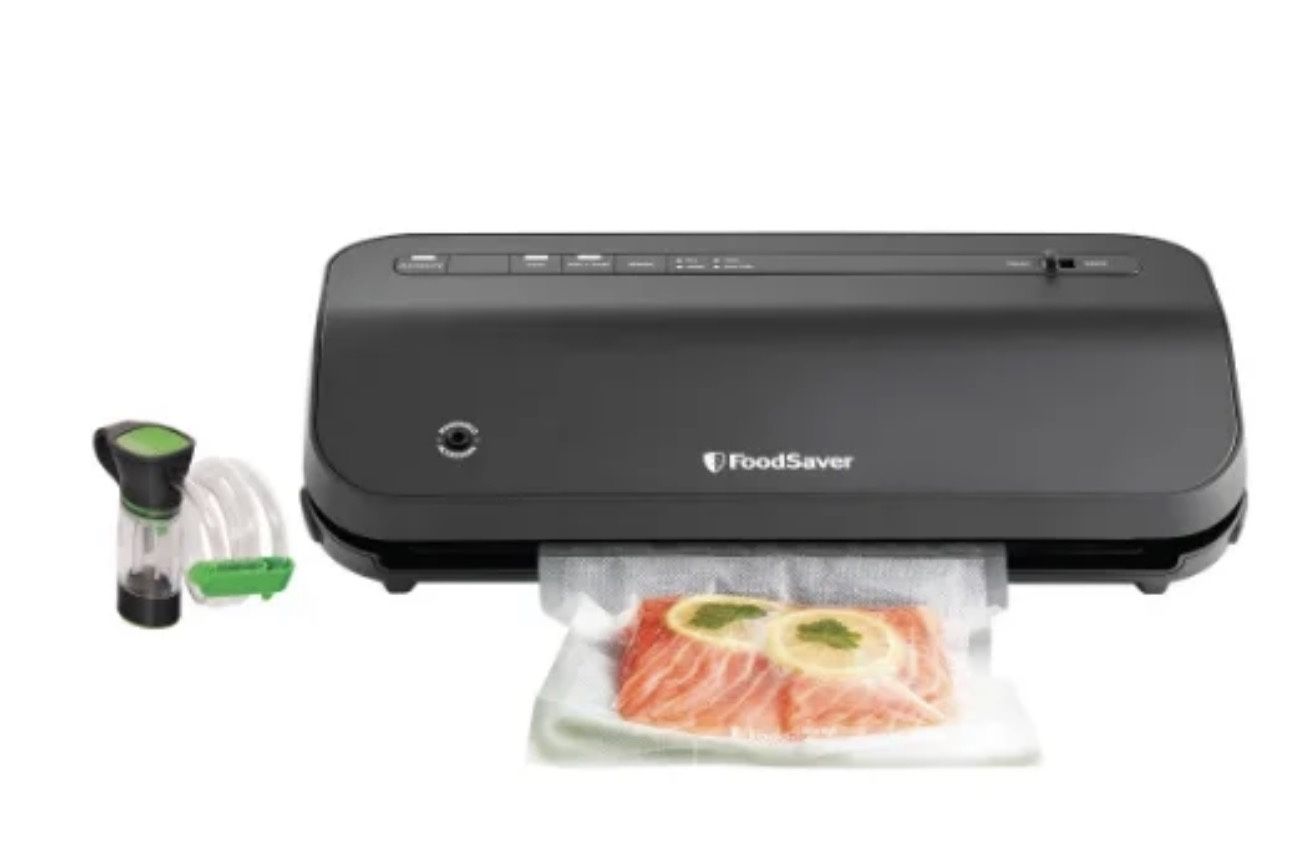 FoodSaver Preserve Vacuum Sealing System Starter Kit with Bags and Rolls