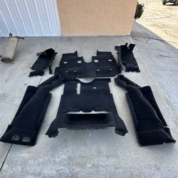 Jeep Wrangler JKU 4 Door Oem Black Carpet Complete 2007 Through 2010