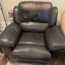 Black Leather Recliner