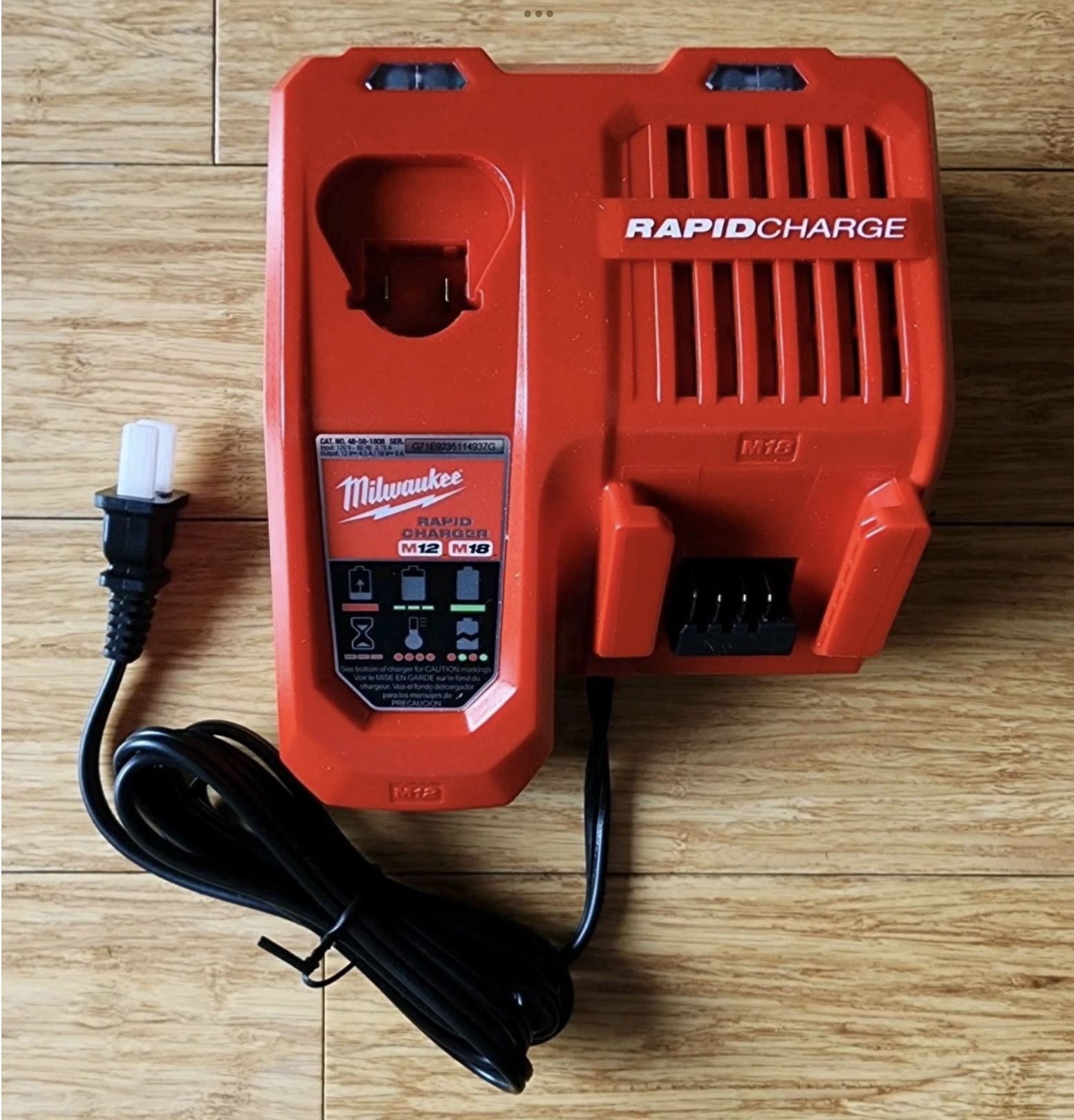 Milwaukee M18 Rapid Charger . Brand NEW . NUEVO