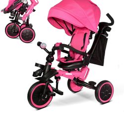Kriddo 8 In 1 Foldable Tricycle