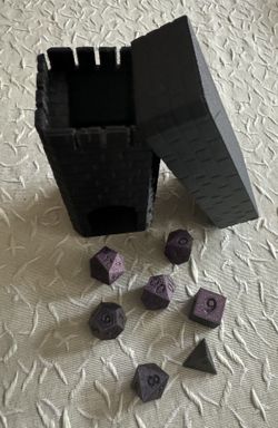 D&D Dice set and dice tower