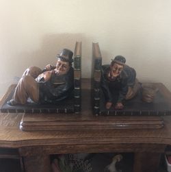 Laurel and Hardy bookends