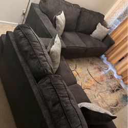 Sofa and Loveseat Set