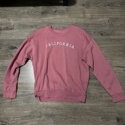 Medium Pink "California" Sweatshirt 