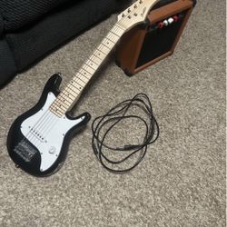 Electric Guitar And Amp