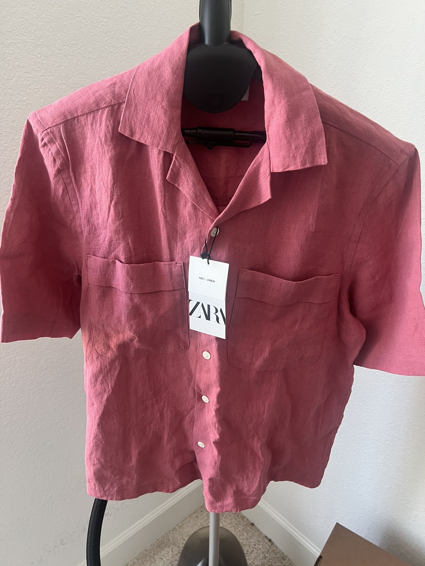 zara linen shirt