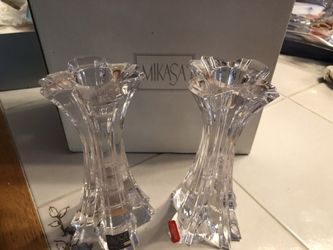 Mikasa candle holders