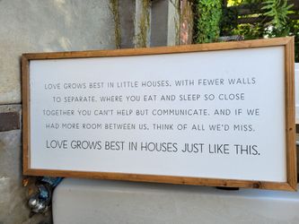 Love Grows Best Wall Art