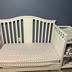 Toddler Bed and Changing Table 