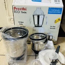 New Preethi Eco Indian Mixer