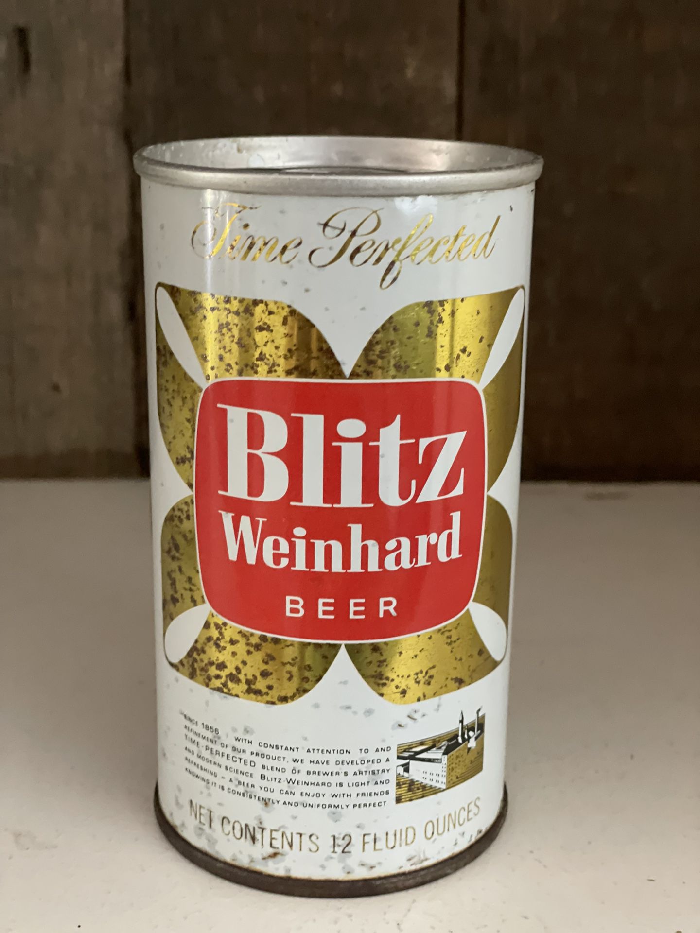 Blitz Weinhard (Empty) U-tab Metallic Collectible Can