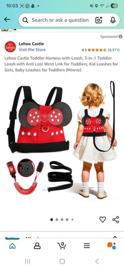 Mini Mouse Baby Safety Harness  New 