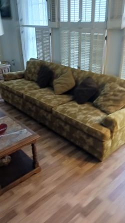 Mid-century sofa and chairs.