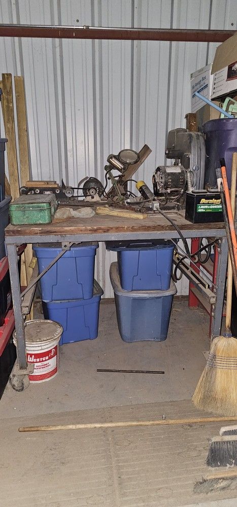 Garage Table With Saw