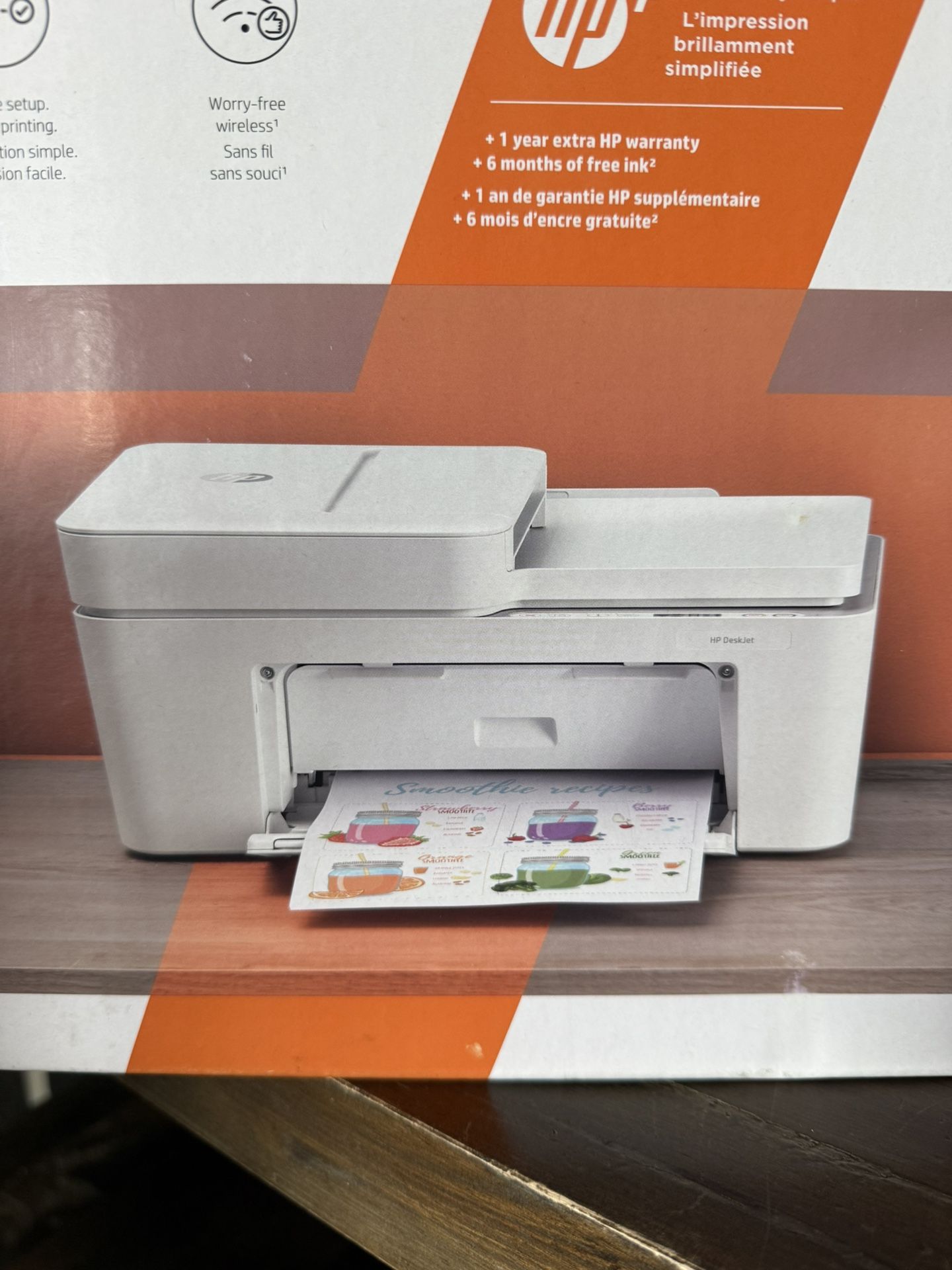 HP Simple Multitasking Desk Jet 4155e w: Black And True Color ink