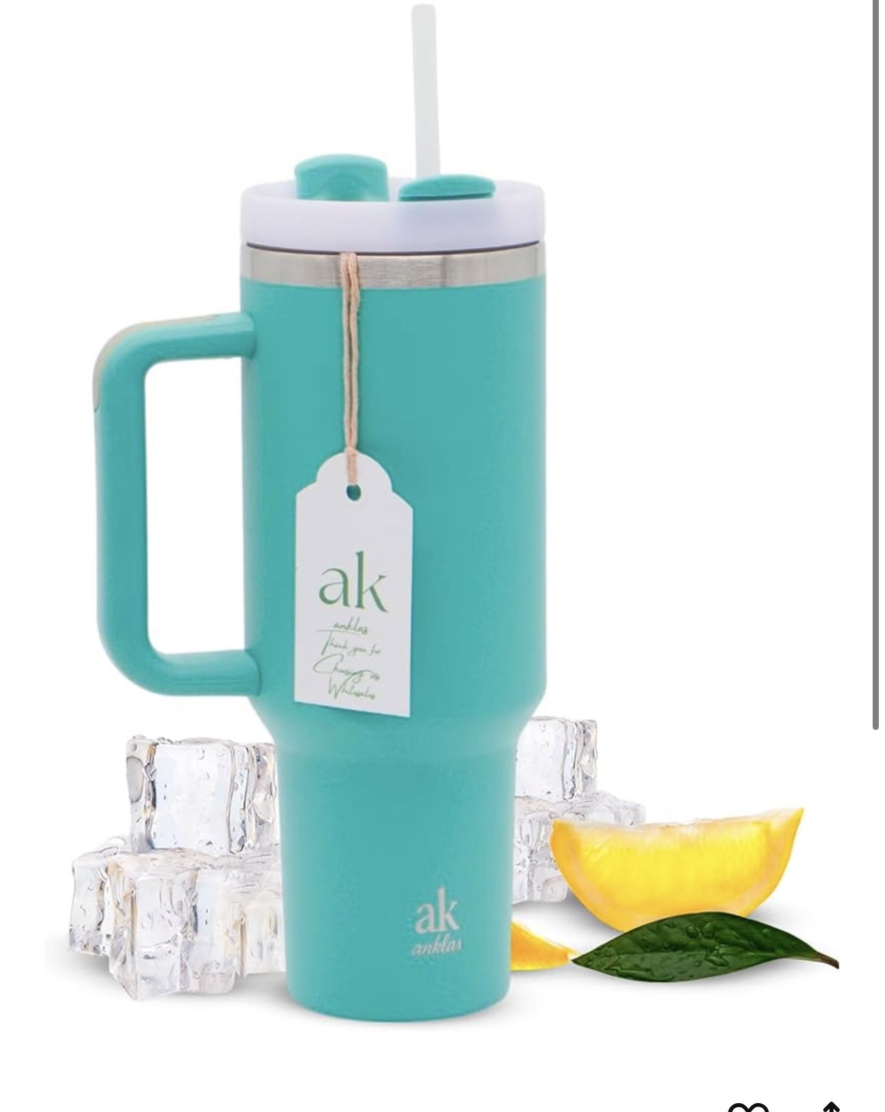 Vaso de acero inoxidable de 40 oz (Personalisado Opcional)