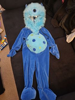 Blue monster costume size 12 months
