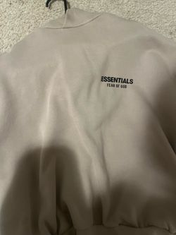 fear of god essential hoodie
