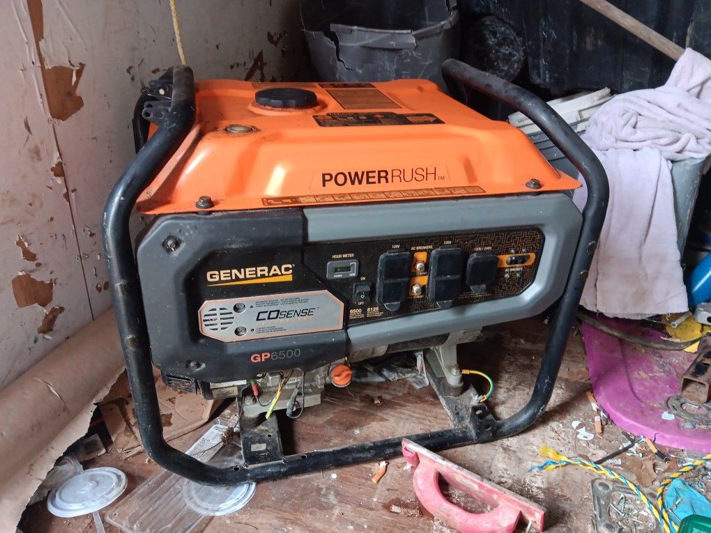 Generac 6500 CO Sence Tech Generator