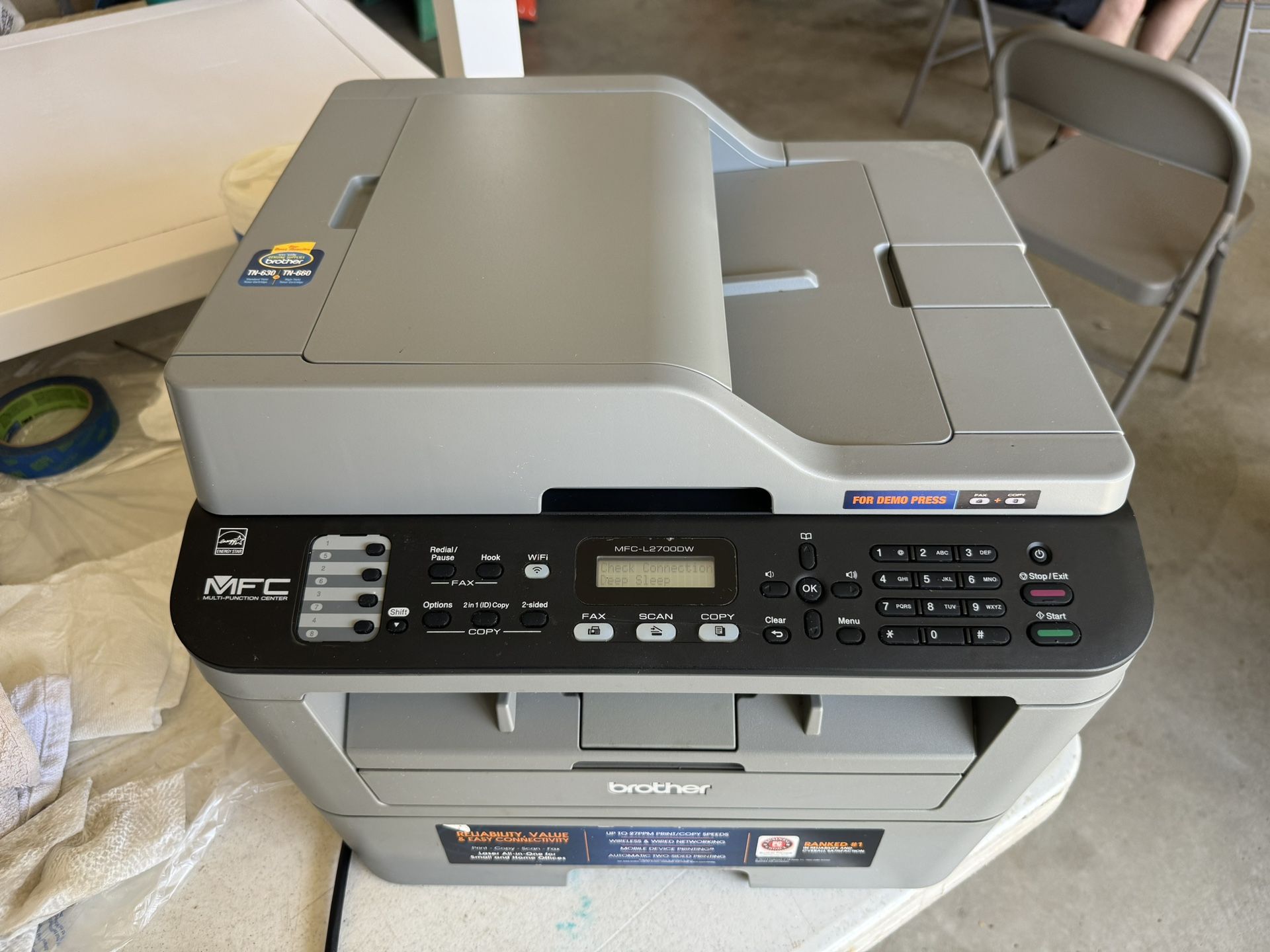 Brother All-in-One Multi-Function Printer MFC-L2700DW