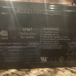 BATTERY 12 Volt Brand New