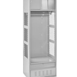 2 Uline Industrial Gear Lockers – 24" Wide, Heavy-Duty Steel, Slightly Used