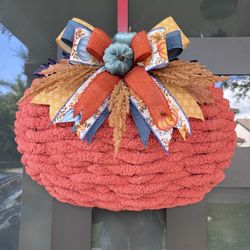 Fall Pumpkin Wreath