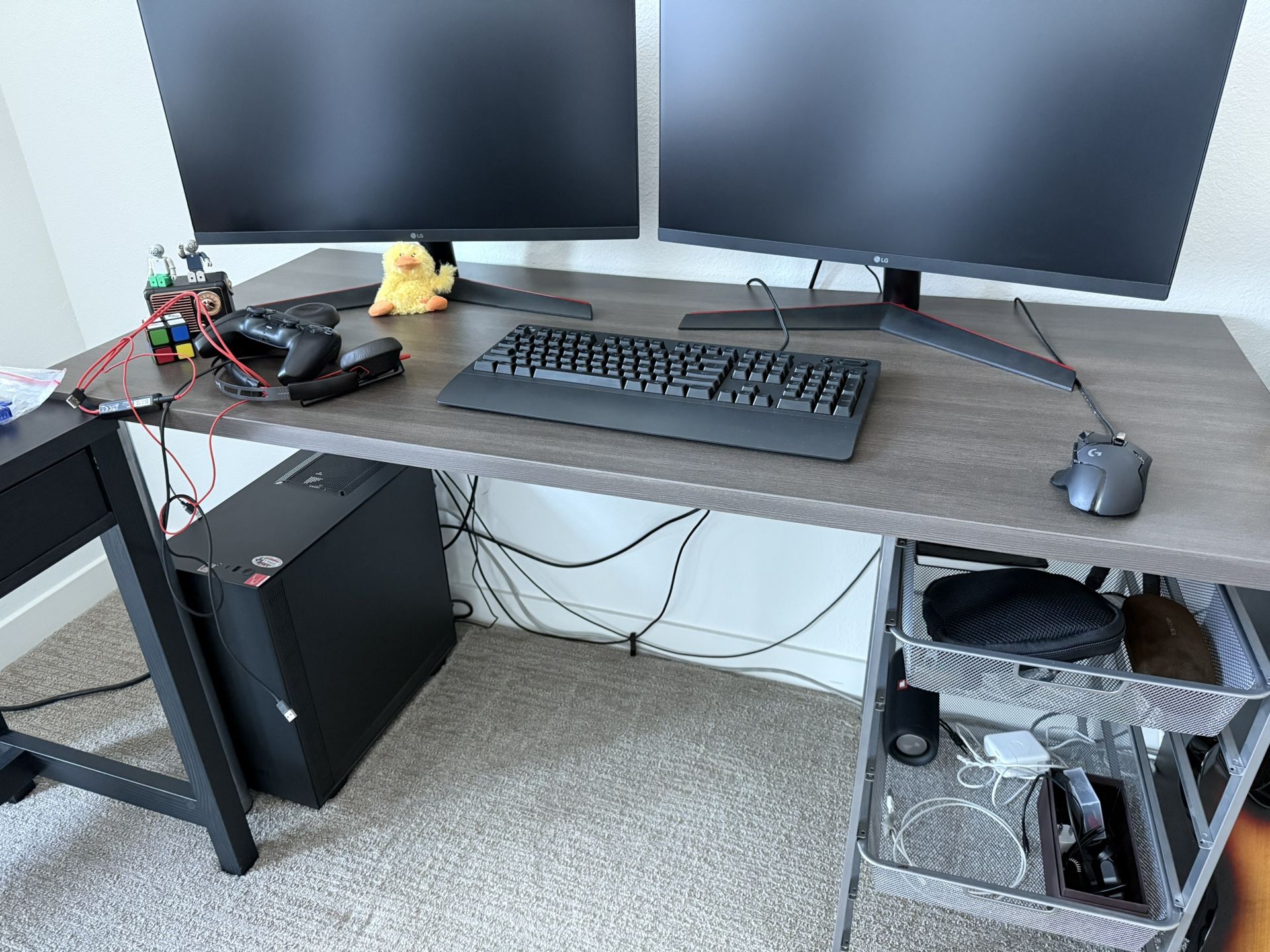 Desk $175 ~ details about 4.5 feet across